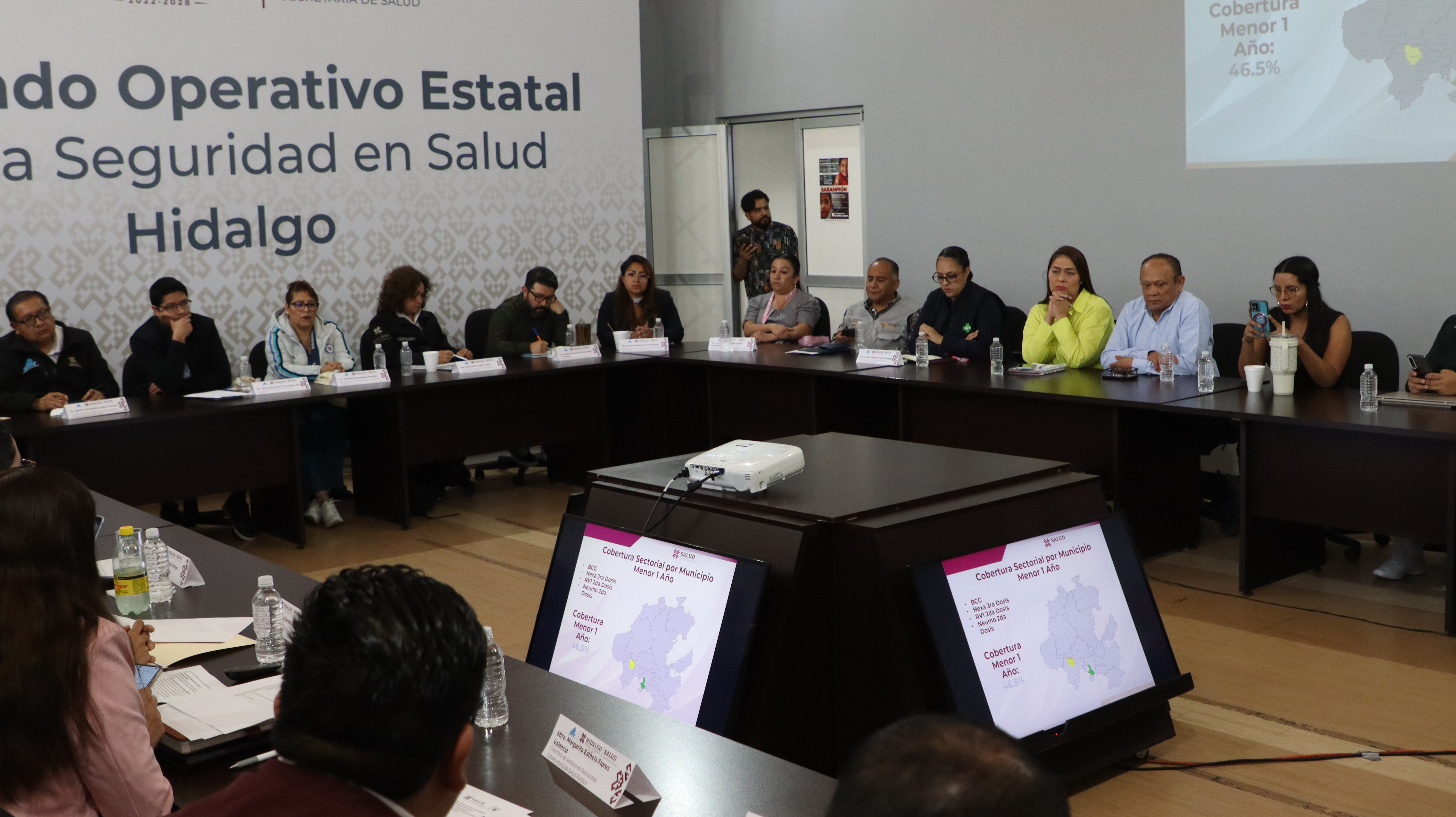 Refuerzan vigilancia epidemiológica y vacunación en Hidalgo